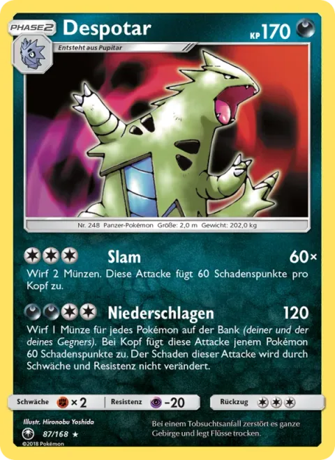 Tyranitar [Slam | Trample]