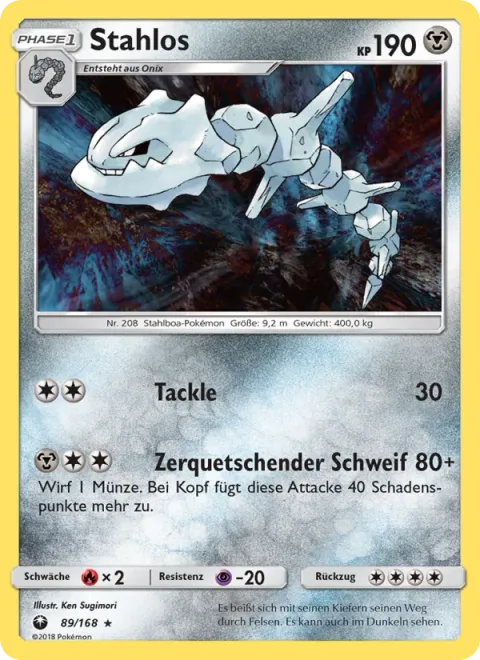 Steelix [Tackle | Tail Crush]