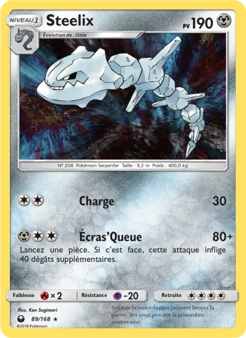 Steelix [Tackle | Tail Crush]