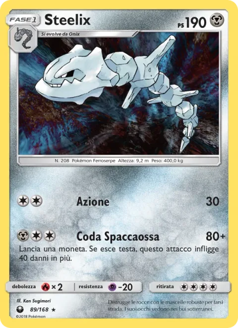 Steelix [Tackle | Tail Crush]