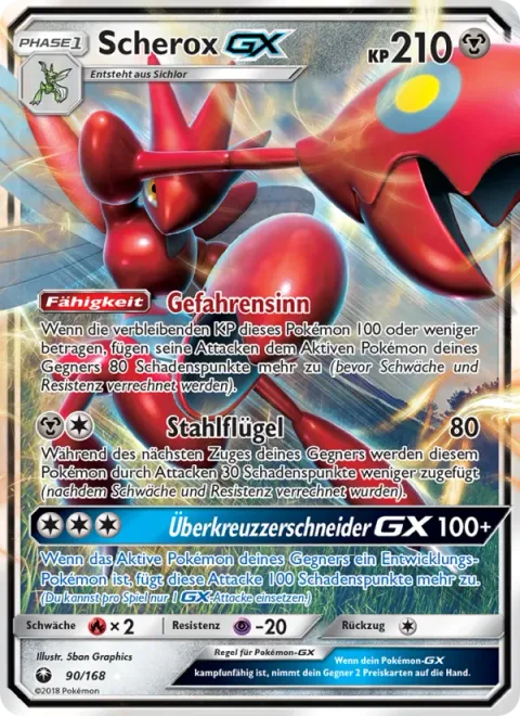 Scizor GX [Danger Perception | Steel Wing | Cross-Cut GX]