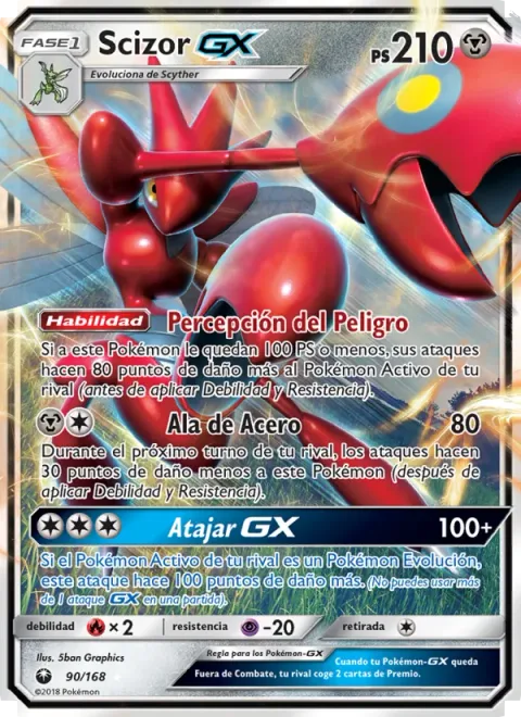Scizor GX [Danger Perception | Steel Wing | Cross-Cut GX]