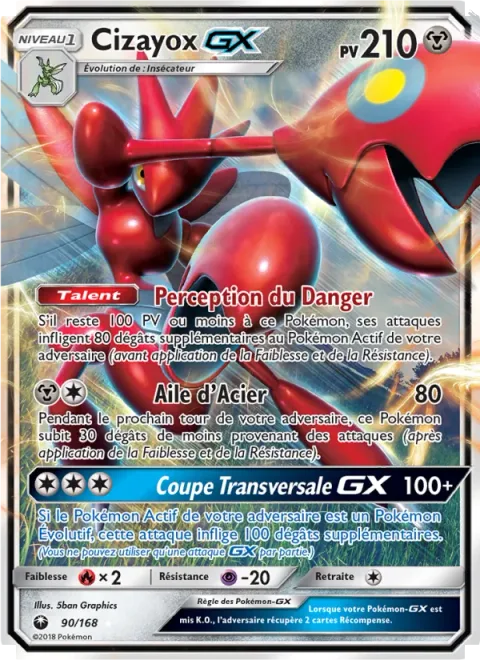 Scizor GX [Danger Perception | Steel Wing | Cross-Cut GX]