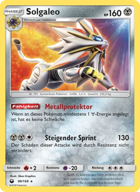 Solgaleo [Full Metal Body | Rising Dash]