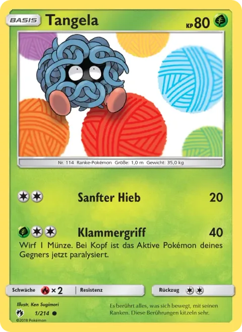 Tangela [Gentle Slap | Bind]