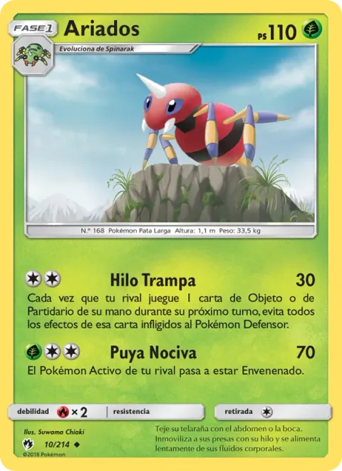 Ariados [Trapping Thread | Poison Jab]
