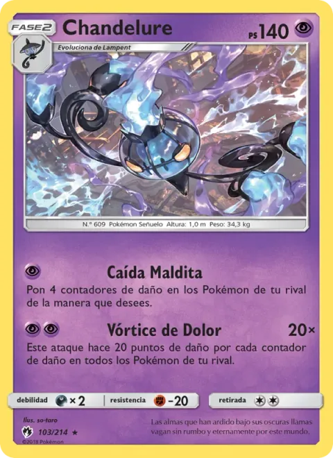 Chandelure [Cursed Drop | Vortex of Pain]
