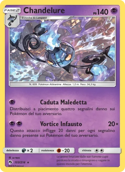 Chandelure [Cursed Drop | Vortex of Pain]