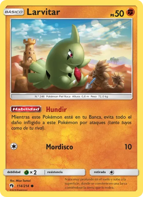 Larvitar [Submerge | Bite]