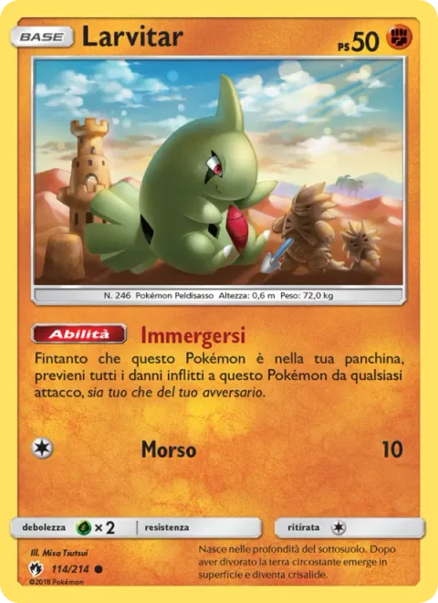 Larvitar [Submerge | Bite]