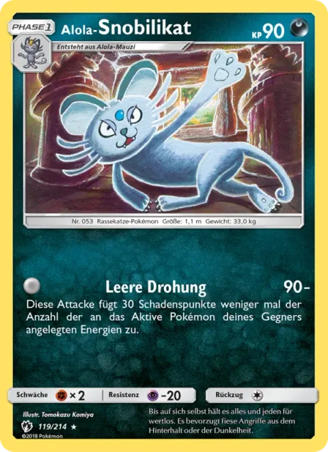 Alolan Persian [Empty Threat]