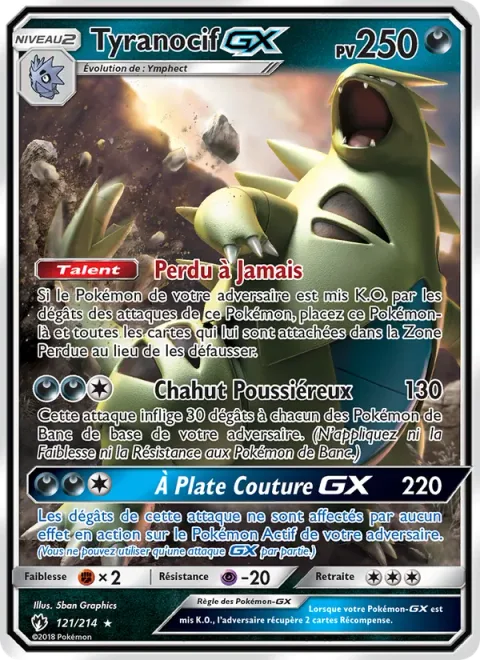 Tyranitar GX [Lost Out | Dusty Ruckus | Lay the Smackdown GX]