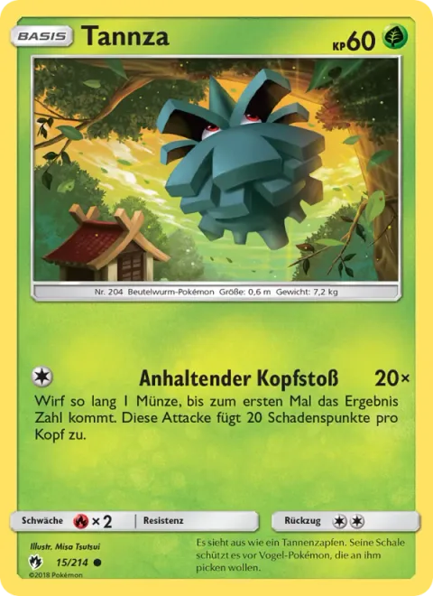 Pineco [Continuous Headbutt]