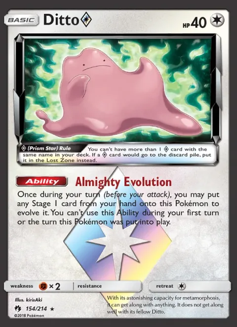 Ditto ◇ [Almighty Evolution | Prism]