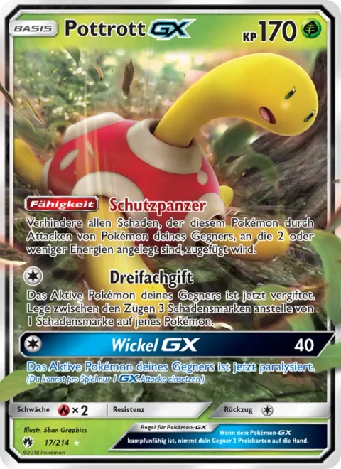 Shuckle GX [Protective Shell | Triple Poison | Wrap GX]