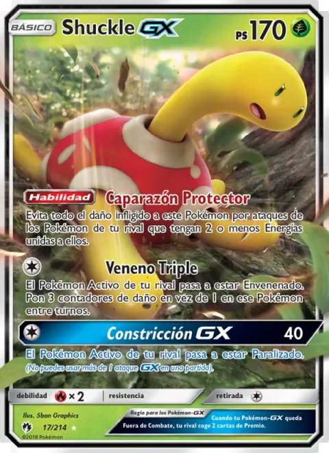 Shuckle GX [Protective Shell | Triple Poison | Wrap GX]