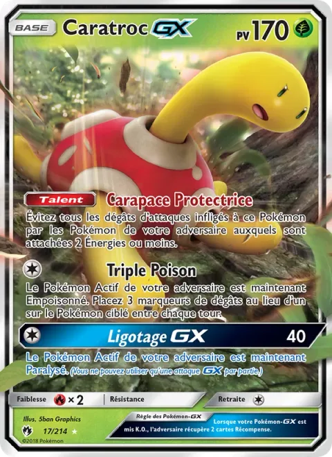 Shuckle GX [Protective Shell | Triple Poison | Wrap GX]