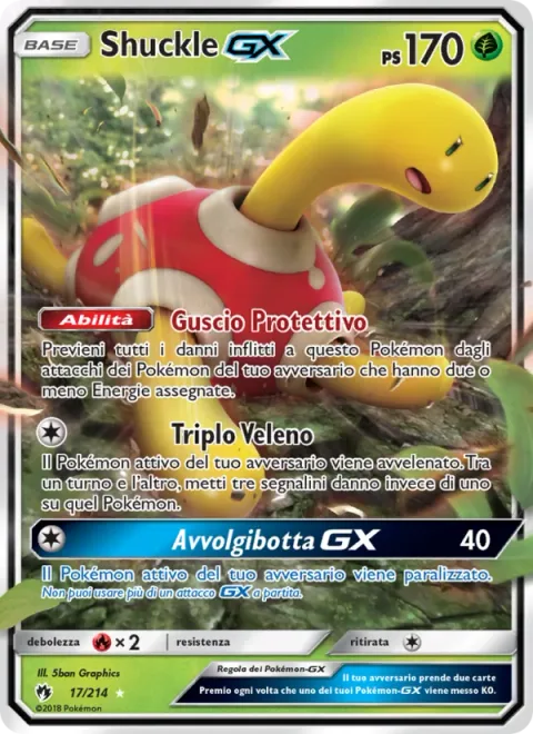 Shuckle GX [Protective Shell | Triple Poison | Wrap GX]