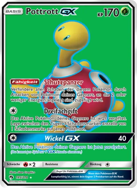 Shuckle GX [Protective Shell | Triple Poison | Wrap GX]