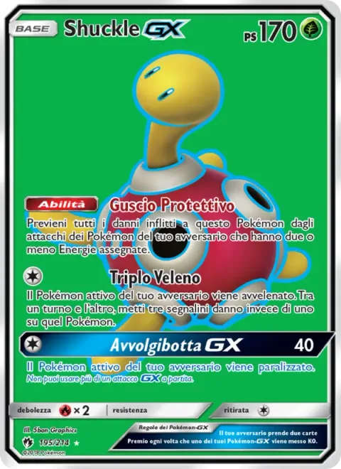 Shuckle GX [Protective Shell | Triple Poison | Wrap GX]