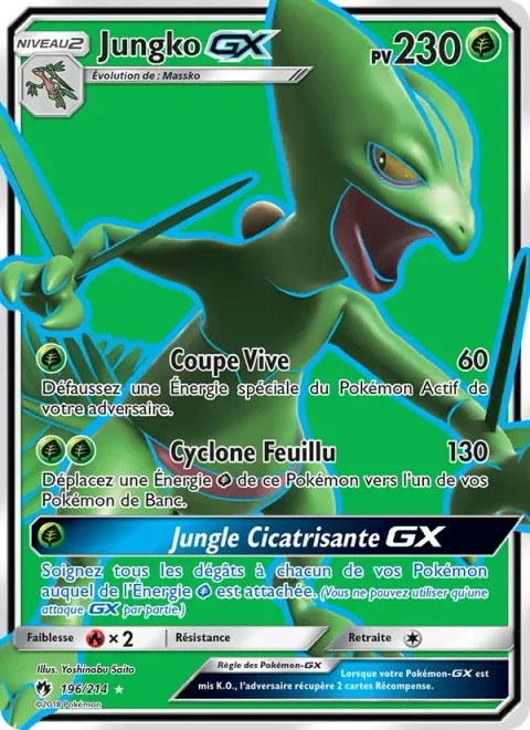 Sceptile GX [Mach Cut | Leaf Cyclone | Jungle Heal GX]