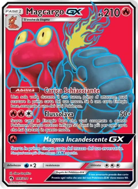 Magcargo GX [Crushing Charge | Lava Flow | Burning Magma GX]