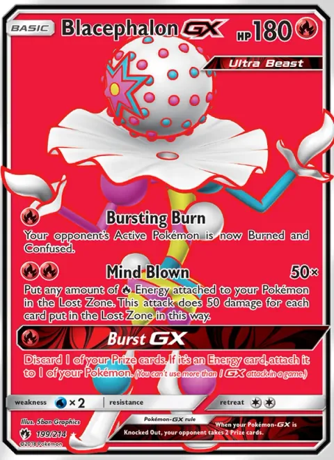 Blacephalon GX [Bursting Burn | Mind Blown | Burst GX]