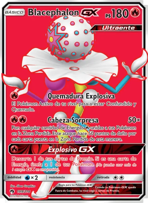 Blacephalon GX [Bursting Burn | Mind Blown | Burst GX]