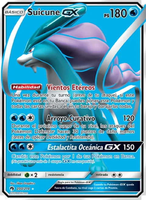 Suicune GX [Phantom Winds | Cure Stream | Brinicle GX]
