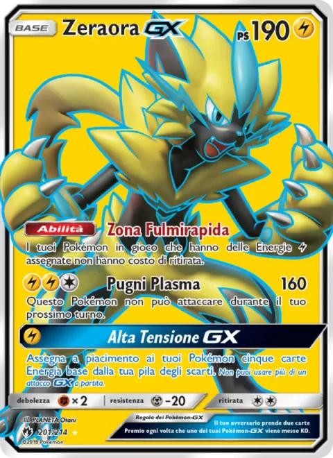 Zeraora GX [Thunderclap Zone | Plasma Fists | Full Voltage GX]