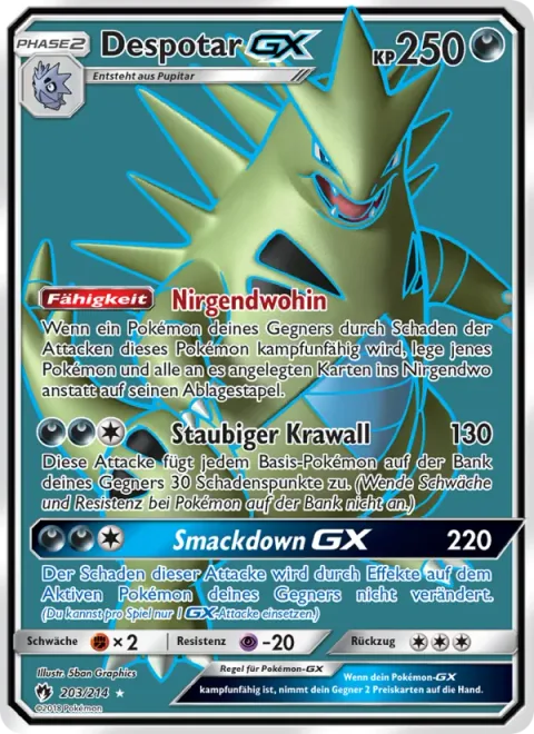 Tyranitar GX [Lost Out | Dusty Ruckus | Lay the Smackdown GX]