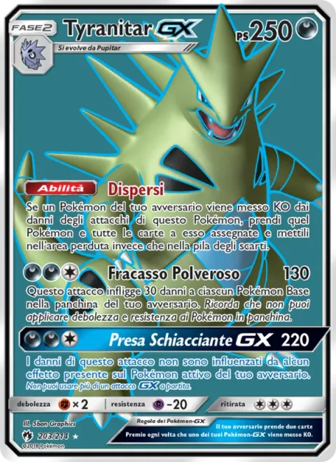 Tyranitar GX [Lost Out | Dusty Ruckus | Lay the Smackdown GX]