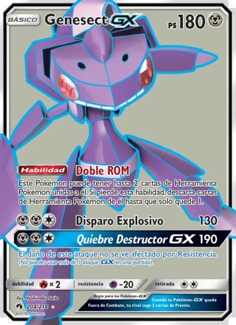 Genesect GX [Double Drive | Burst Shot | Break Buster GX]