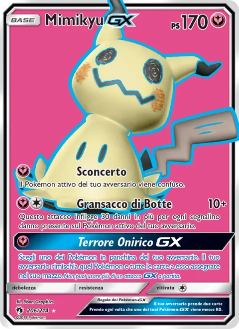Mimikyu GX [Perplex | Let's Snuggle & Fall | Dream Fear GX]