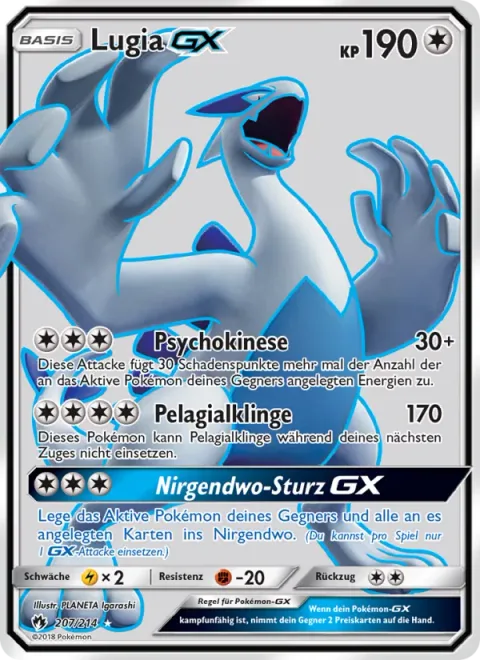 Lugia GX [Psychic | Pelagic Blade | Lost Purge GX]