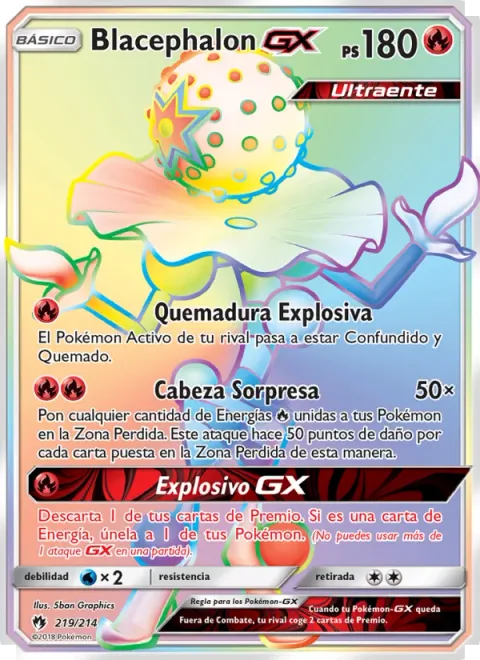 Blacephalon GX [Bursting Burn | Mind Blown | Burst GX]