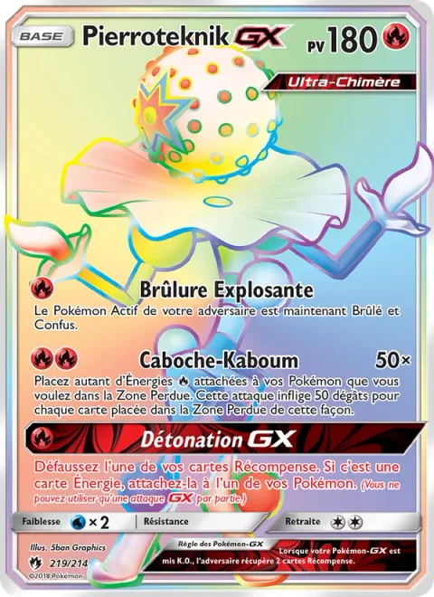 Blacephalon GX [Bursting Burn | Mind Blown | Burst GX]