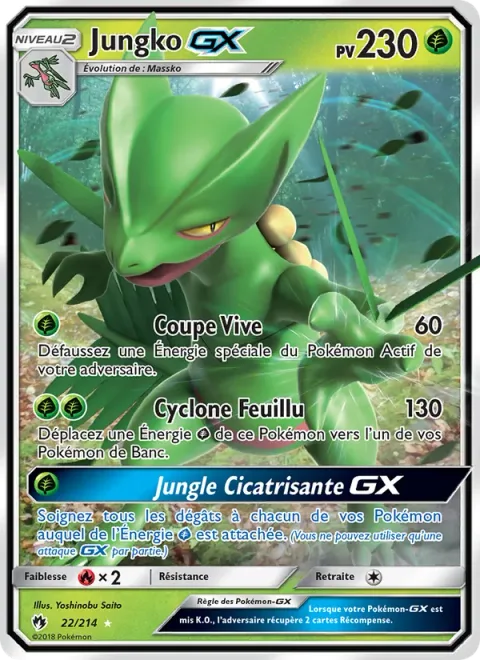 Sceptile GX [Mach Cut | Leaf Cyclone | Jungle Heal GX]