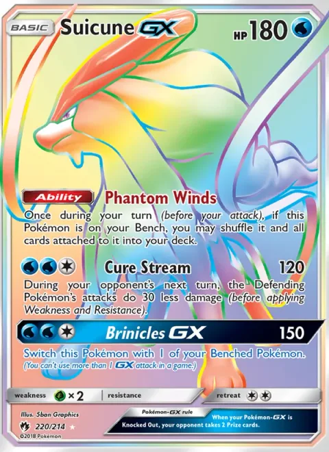 Suicune GX [Phantom Winds | Cure Stream | Brinicle GX]
