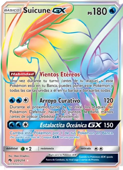 Suicune GX [Phantom Winds | Cure Stream | Brinicle GX]