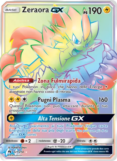 Zeraora GX [Thunderclap Zone | Plasma Fists | Full Voltage GX]