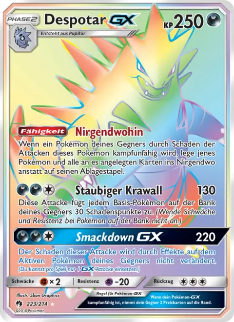 Tyranitar GX [Lost Out | Dusty Ruckus | Lay the Smackdown GX]