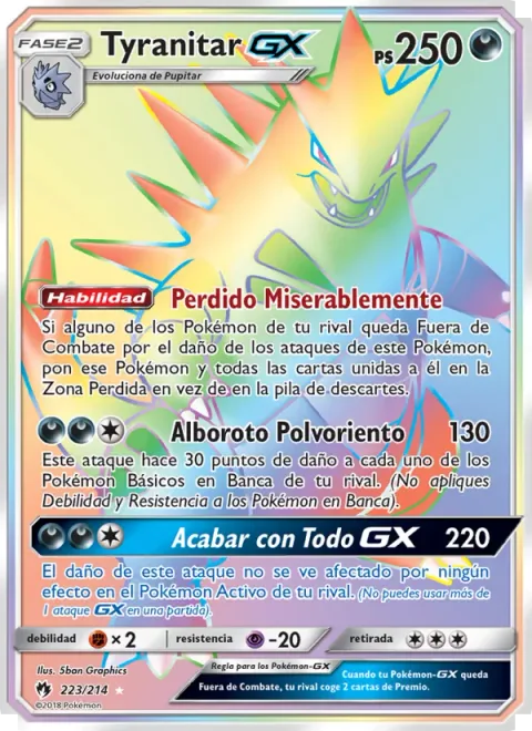 Tyranitar GX [Lost Out | Dusty Ruckus | Lay the Smackdown GX]