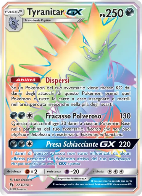 Tyranitar GX [Lost Out | Dusty Ruckus | Lay the Smackdown GX]