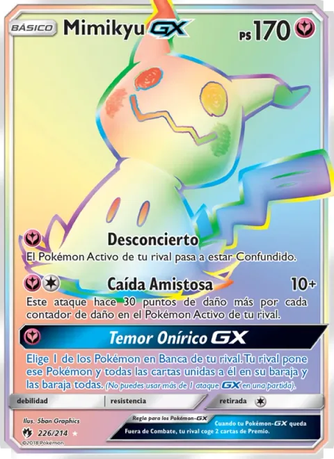 Mimikyu GX [Perplex | Let's Snuggle & Fall | Dream Fear GX]