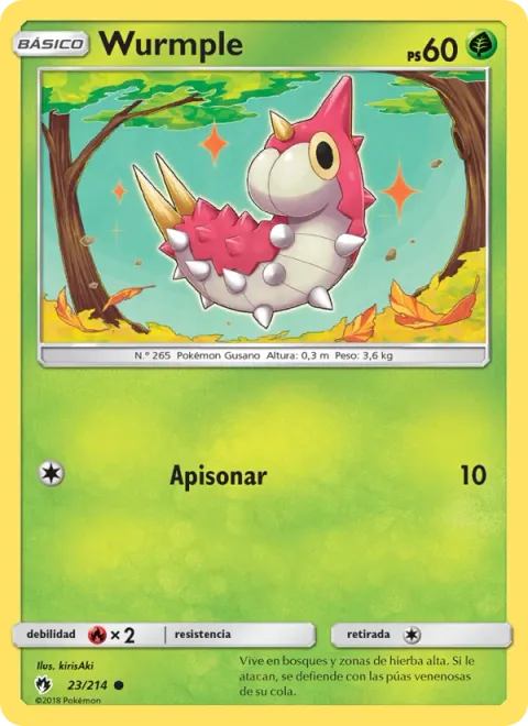 Wurmple [Poison Sting]
