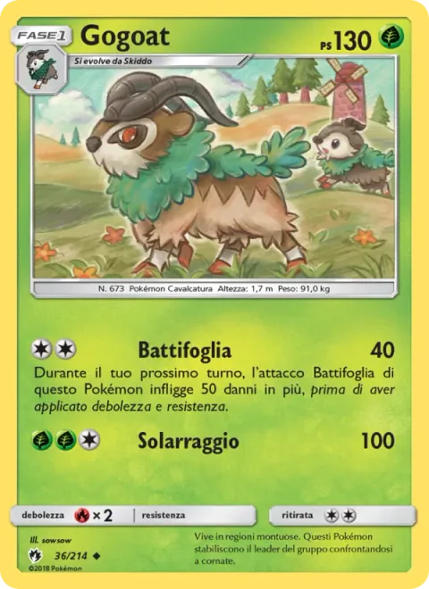 Gogoat [Leaf Wallop | Solar Beam]