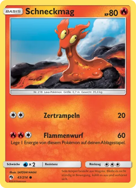 Slugma [Stampede | Flamethrower]
