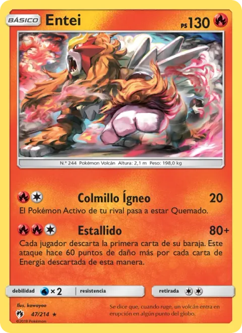 Entei [Fire Fang | Eruption]