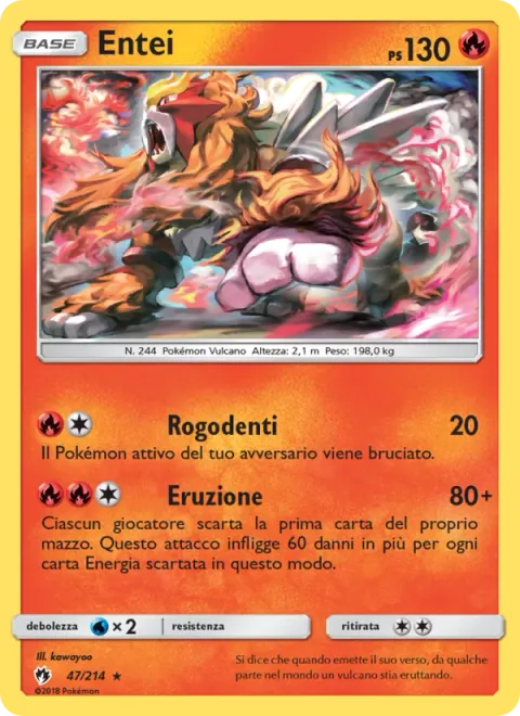 Entei [Fire Fang | Eruption]